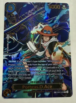 One Piece Portgas D Ace OP13 EB02-028 (ENGLISH) - MINT CONDITION - Image 1