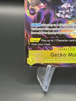 Gecko Moria (Alt Art) OP14-104 SR The Azure Sea’s Seven English - Image 3