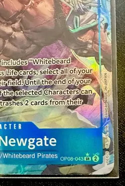 One Piece CCG Edward.Newgate (Parallel) - Two Legends (OP08) - Image 2