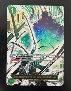 One Piece TCG Demon Aura Nine Sword Style Asura Blades OP12-037 Alt Art English - Image 1