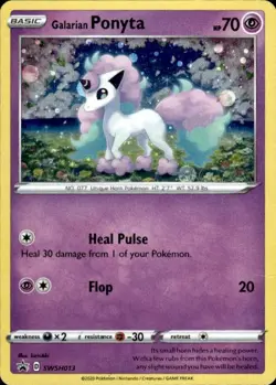Pokemon Galarian Ponyta SWSH: Sword & Shield Promo Cards SWSH013 Near Mint NM - Image 1