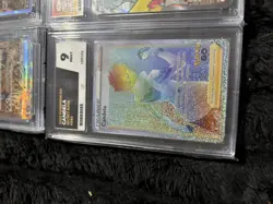 Pokemon TCG Graded Card Slabs ACE bundle X 8 charizard dark machamp 10 9. Sir - Image 4