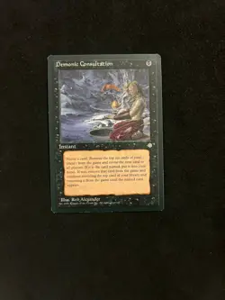 Demonic Consultation [Ice Age] Magic MTG Cards LP - Image 1