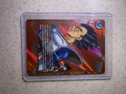 Bandai Dragon Ball Super Card Game SB01 Vegeta SB01-025 Foil SR Battle Card - Image 1