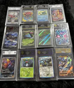 Pokemon Graded Cards slab bundle x12 ivysaur venusaur. 10 9 not psa ace - Image 1