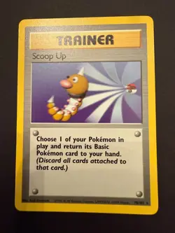 Pokemon TCG Trainer Card Scoop Up Base 78/102 Regular Near Mint! - Image 1