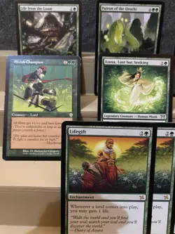 Magic The Gathering MTG High Value Green Rare Card Lot - 9 Card Lot - Beautiful 696735808655 - Image 2