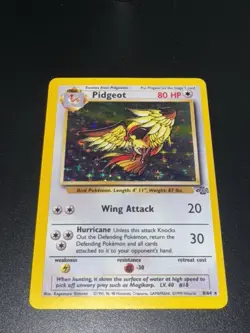 Pidgeot Holo 1999 8/64 Jungle Set Pokemon Card LP - Image 1