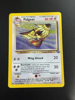 Pidgeot Holo 1999 8/64 Jungle Set Pokemon Card LP - Image 2