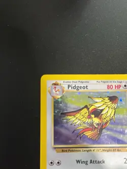 Pidgeot Holo 1999 8/64 Jungle Set Pokemon Card LP - Image 5