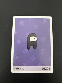 Pookiemoot Gen 2 umong #0201 Unown Parody Card Fan Art Derpy Pokemon - Image 1
