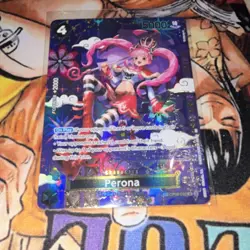 Bandai One Piece Card Game Perona OP06-093 Holo Character Card 4 Cost 5000 Power - Image 1