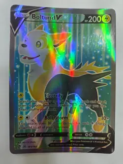 Boltund V 181/192 Rebel Clash Ultra Rare Full Art Holo Pokemon Card - Image 2
