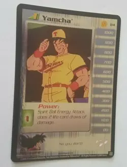 DRAGON BALL Z YAMCHA 4 STAR RARE FOIL CARD # 84 CCG TCG GAMING - Image 1