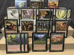 Magic The Gathering MTG High Value Green Rares Lot - 21 Cards - Great Condition - Image 1