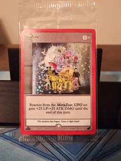 UFO! Spellbook Promo 2022 Full Holo 1st Edition MetaZoo Card (NM) - Image 1