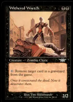 Withered Wretch LP Light Play Legions MTG [10626] - Image 1