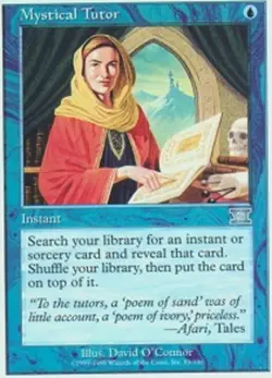 MTG Mystical Tutor, Moderate Play, English Classic Sixth Edition - Image 1