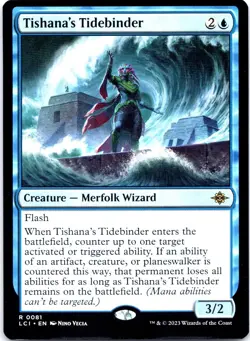 MTG The Lost Caverns of Ixalan LCI Tishana's Tidebinder Rare 0081 NM-M x1 - Image 1