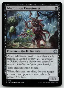 Mudbutton Cursetosser U Foil Lorwyn Eclipsed 112 NM - Image 1