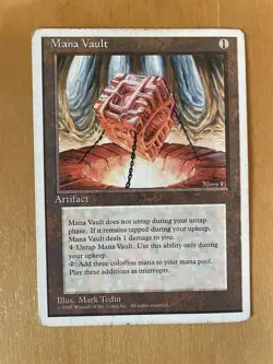 MTG Mana Vault Revised Edition - Magic the Gathering - Image 1