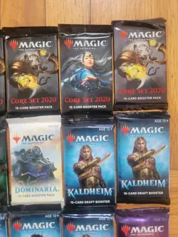 Huge Lot of 24 Magic The Gathering Sealed Packs - Unopened Draft & Set Boosters! - Image 3