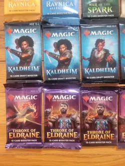 Huge Lot of 24 Magic The Gathering Sealed Packs - Unopened Draft & Set Boosters! - Image 4