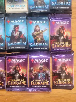 Huge Lot of 24 Magic The Gathering Sealed Packs - Unopened Draft & Set Boosters! - Image 5