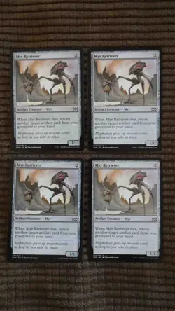 Magic: the Gathering / MtG Myr Retriever x4 Double Masters - Image 1