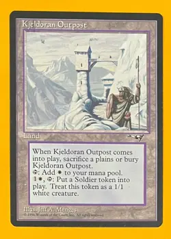 MTG KJELDORAN OUTPOST Alliances (OldManMTG 012-791) - Image 1