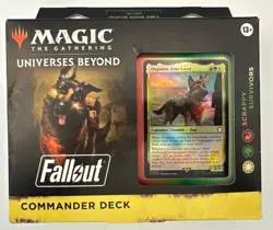 Magic Gathering Universes Beyond: Fallout Scrappy Survivors Commander Deck DD-45 195166228532 - Image 1