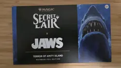 MTG Secret Lair X Jaws: Terror of Amity Island Foil Edition SEALED - Image 1