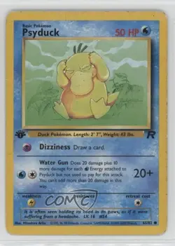 Psyduck 1st Ed. Pokemon Team Rocket #65 2000 - Image 1