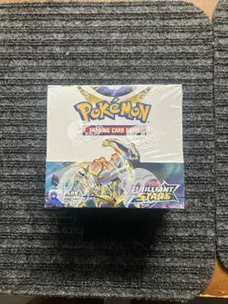 Pokemon TCG Sword Shield Brilliant Stars Booster Box Factory Sealed - Image 1