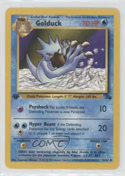 Golduck 1st Ed. Pokemon Fossil #35 1999 - Image 1