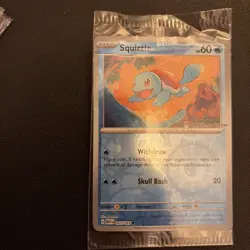 Pokemon TCG Squirtle 007/165 - Pokemon Center Stamped 151 Promo Sealed - Image 3