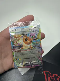 Pokemon TCG Eevee ex - 075/131 (Prismatic Evolutions Stamp) Promo Card SEALED - Image 1