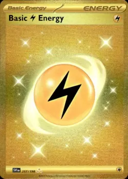 Pokemon Basic Lightning Energy SV01: Scarlet & Violet Base Set 257/198 NM - Image 1