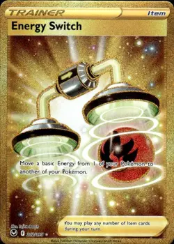 Pokemon Energy Switch (Secret) SWSH12: Silver Tempest 212/195 Near Mint NM - Image 1