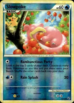 Pokemon Reverse Holo Slowpoke Undaunted 66/90 Near Mint NM - Image 1