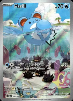 Pokemon Marill SV02: Paldea Evolved 204/193 Near Mint NM - Image 1