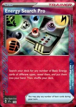 Pokemon Energy Search Pro SV08: Surging Sparks 176/191 Near Mint NM - Image 1