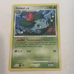 Ivysaur LV.26 62/147 Regular Platinum Supreme Victors Pokemon TCG NM 2009 - Image 1