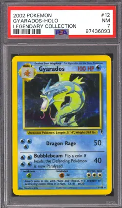 Pokemon Legendary Collection Gyarados 12/110 PSA 7 - Image 1