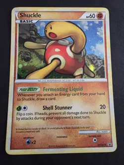 2010 POKEMON TCG SHUCKLE HGSS15 HEARTGOLD SOULSILVER PROMO HOLO - Image 1