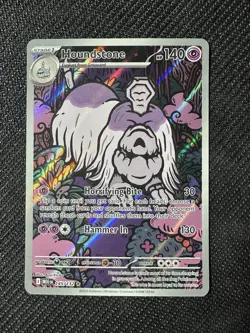 Houndstone - Illustration Rare - 145/132 - Pokemon Mega Evolution - English - Image 1