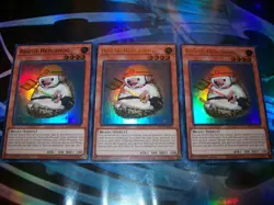3x Rescue Hedgehog 1st Edition Ultra Rare MP25-EN261 Yu-Gi-Oh! - Image 1