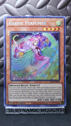 | Yugioh Harpie Perfumer LDS2-EN076 1st Secret Legendary Duelists NM 🔥 | - Image 1