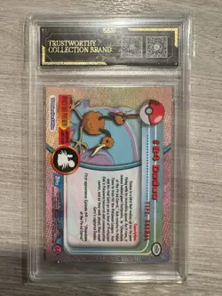 1999 pokemon card Doduo #84 topps TV animation edition pristine 10 - Image 2