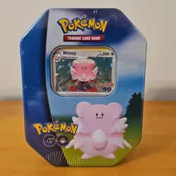 Pokemon GO Tin Set Snorlax Blissey Pikachu Trading Card Game (Factory Sealed) - Image 3